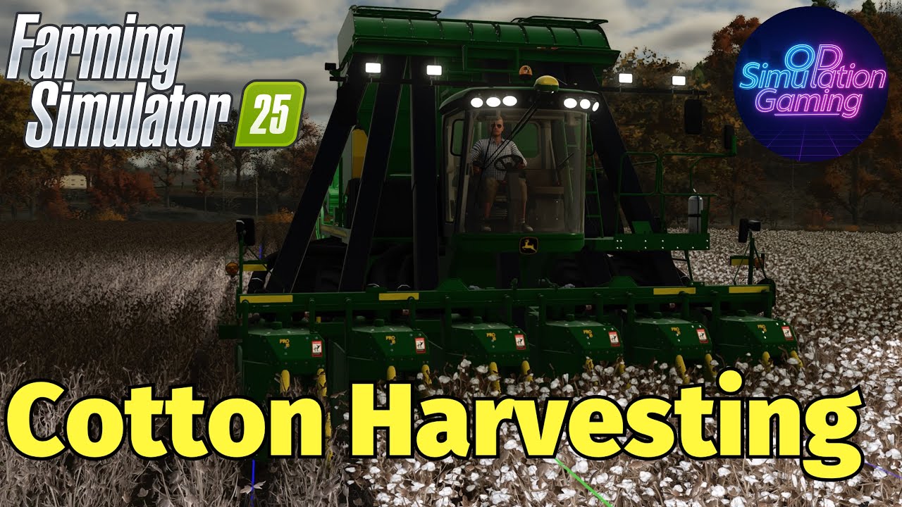 Farming Simulator 25 | Cotton Harvesting | PS5 Gameplay