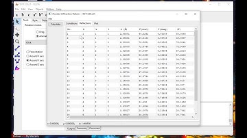 How to get #XRD pattern and #crystal structure from #CIF file using #VESTA software.