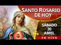 Santo rosario de hoy sbado 20 de abril 2024  ftima per