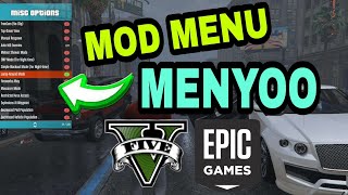 ⏩Como INSTALAR MOD MENÚ MENYOO en GTA 5 Epic Games