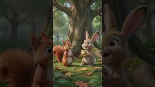 🐿️ The Lost Acorn 🥜 | Cute Friendship Story for Kids | #shorts
