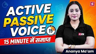 Active Passive Voice For Ssc Exams  Voices By Ananya Mam  Ssc Cgl Chsl English By Ananya Mam