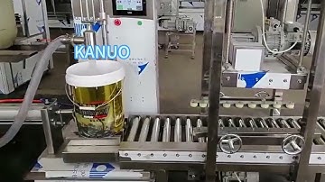 5 gallon bucket automatic filling capping machine,