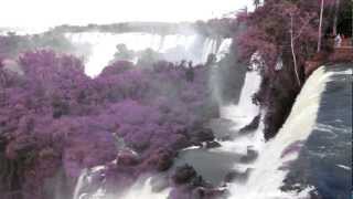 Argentina - Brasilia. Las cataratas del Iguasu. Аргентина-Бразилия. Водопады Iguasu.