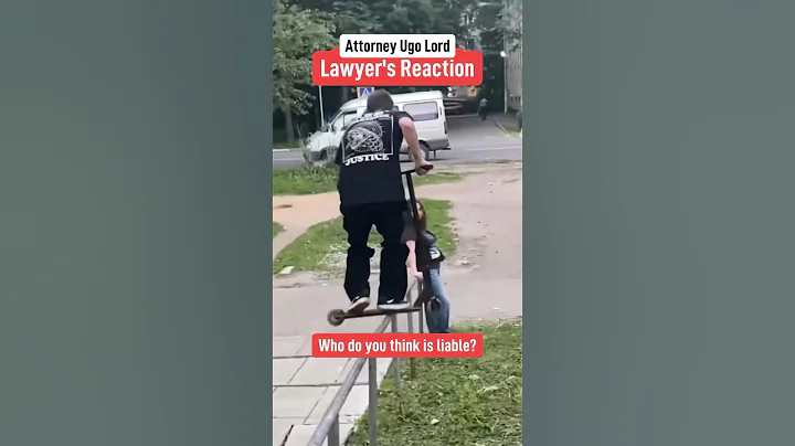 Woman freezes as this young man approaches her. Who’s liable? Attorney Ugo Lord reacts! #shorts