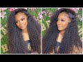 WHAT LACE ?😍| SUPER MELTED AND FULL DEEP WAVE WIG INSTALL😍|FREE PART & BABY HAIRS😍| Westkiss Hair