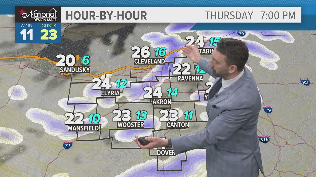 Snow chances return, but it's not as cold: Cleveland weather forecast ...
