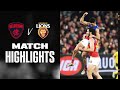 Melbourne v brisbane lions highlights  semifinals 2022  afl