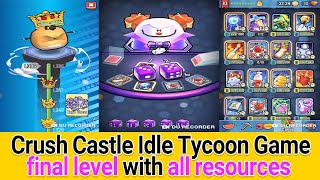 crush castle idle tycoon game final level with all resources screenshot 3