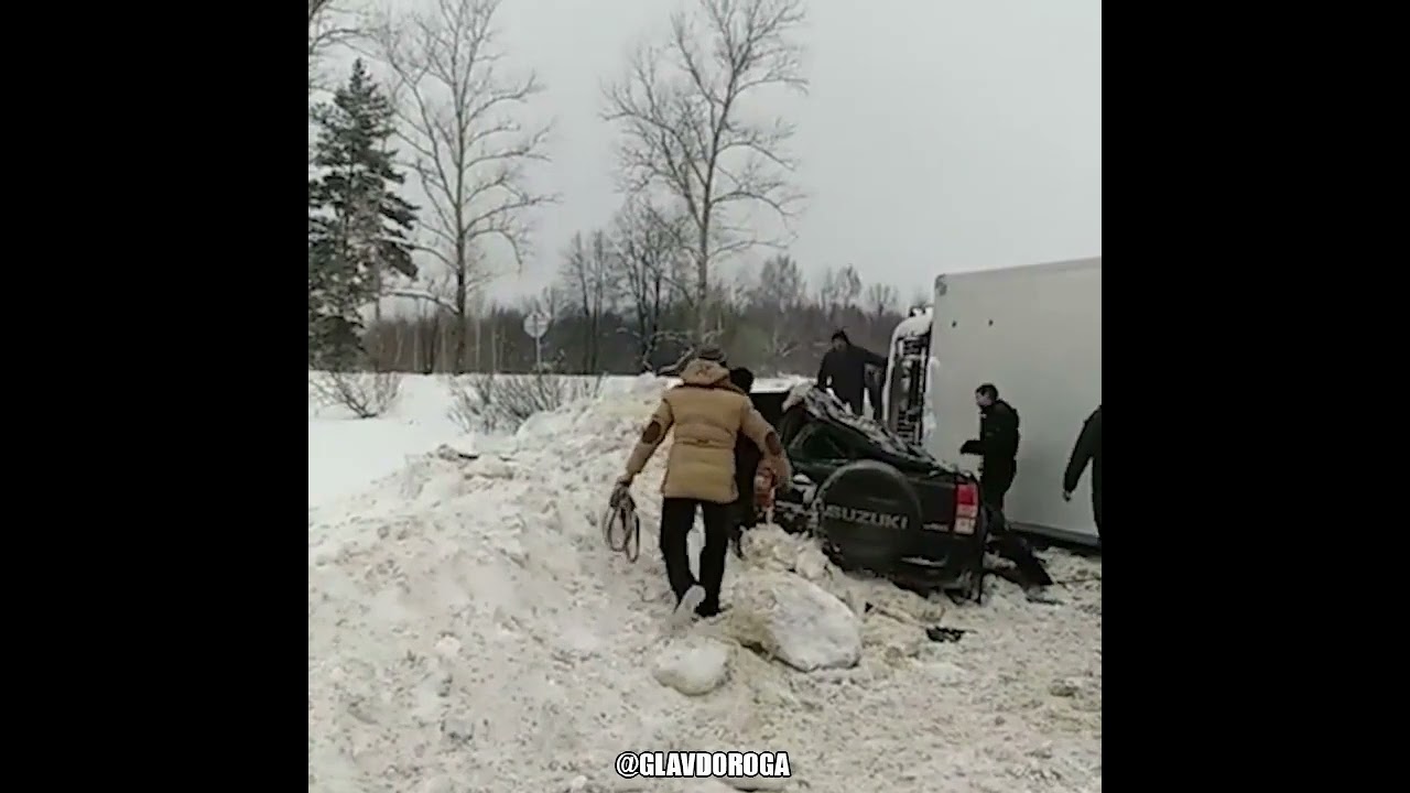 Под Гусь-Хрустальным грузовик насмерть раздавил пассажирку - YouTube