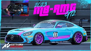 Mercedes-AMG GT2 Tear Up Silverstone | Assetto Corsa Competizione | Steering Wheel Gameplay