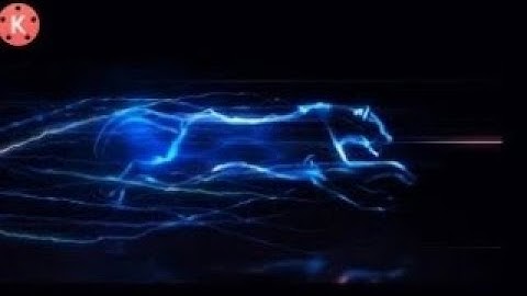 How To Make Running Panther Logo Reveal Animation Intro In Kinemaster || In Hindi