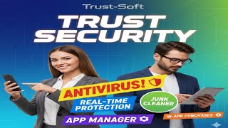 Fix Your Slow Phone NOW! ⚡ Trust Security Junk Cleaner 🧹​? 🛡️ Real-Time Security & App Manager! 📲 screenshot 3