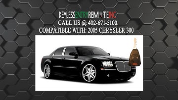 How To Replace Chrysler 300 Key Fob Battery 2005