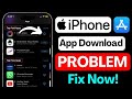 App Store Not Working 🔥 iPhone Apps Not Downloading Fix ⚡ App Store Download Problem Today