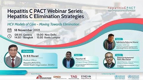 Hepatitis C PACT Webinar Series: HCV models of care – Moving towards elimination