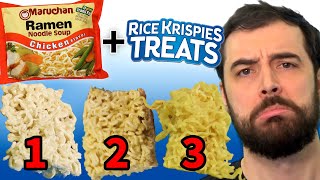 Making Ramen Rice Krispie Treats | Will it Rice Krispie?