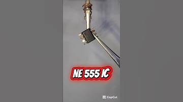 🔵🔴 Police Blinking Light using NE555 Timer IC | DIY Project #DIYElectronics #ShortsDIY #ne555ic