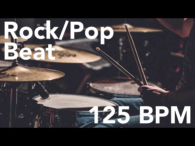 Rock Pop Basic Beat 125 BPM YouTube