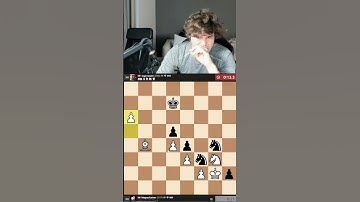 Magnus trapping Knight like a CHAD!! #magnus #chess #shorts #carlsen