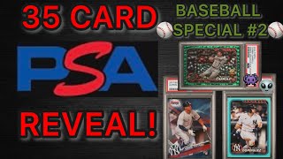 35 CARD PSA REVEAL, BASEBALL SPECIAL, 2024 TOPPS SERIES 1