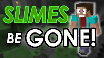 The BEST way to GET RID of SLIMES in Your Creative World | Minecraft Java & Bedrock