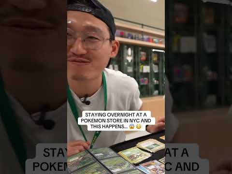 STAYING OVERNIGHT AT A POKEMON STORE IN NYC 