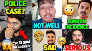 POLICE CASE on Alpha Clasher?😱 Scout Bad Health?😳 GodLike Guru Sad Matter🥺 JokerKiHaveli, 8bit Thug