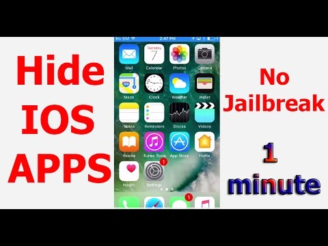 How to Disable/Hide IOS Apps From Home Screen (without Jailbreak) á´´á´°