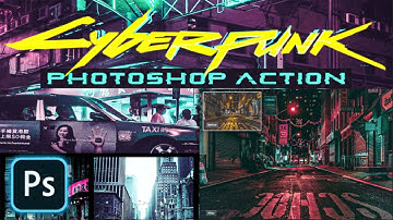 Cyberpunk Photoshop Action Free Download