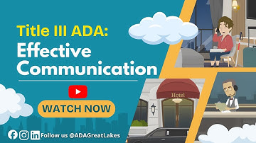 Title III ADA: Effective Communication