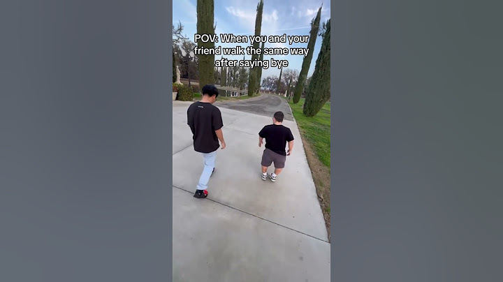 When you say bye to your friend and walk the same way 💀 #viral