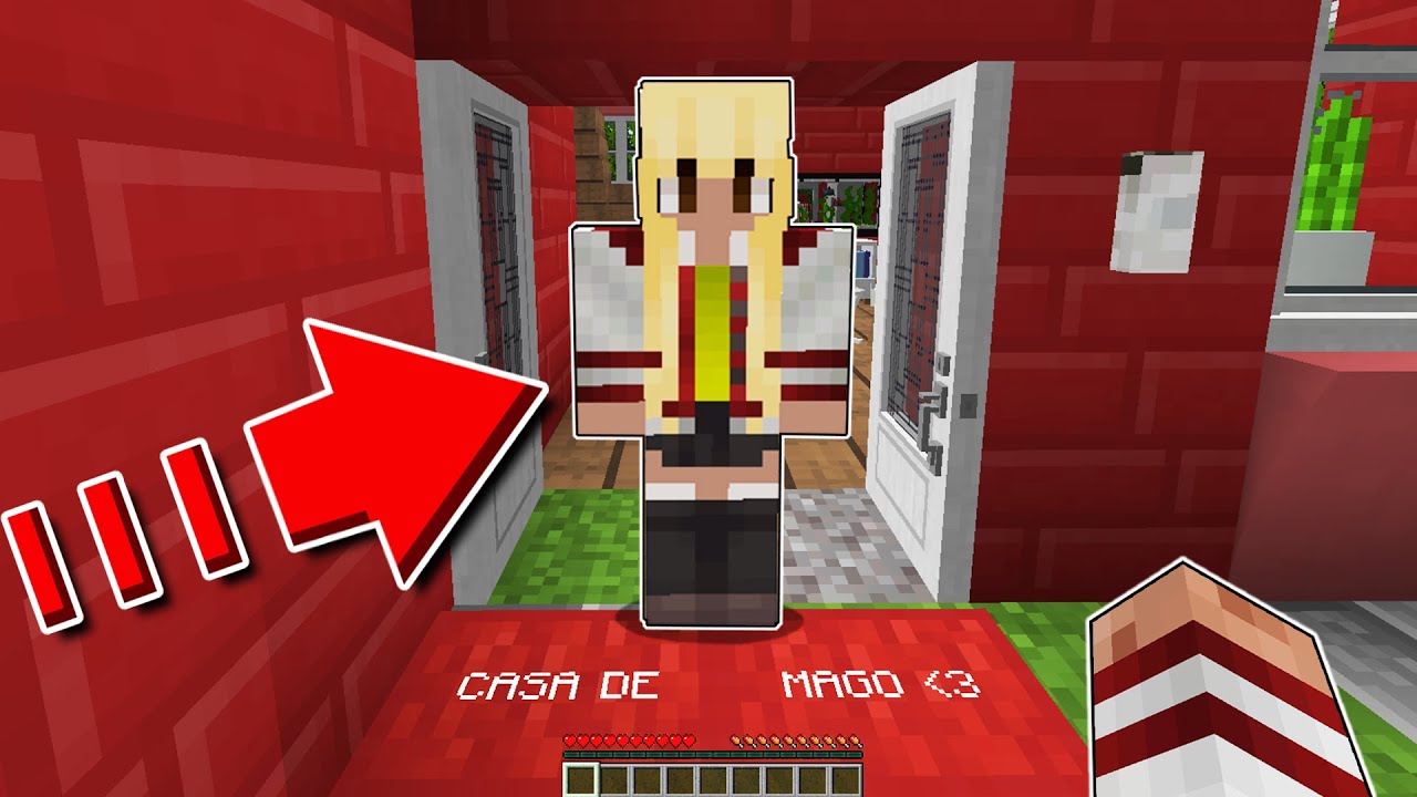 MI HERMANA SECRETA APARECE EN MI CASA EN MINECRAFT
