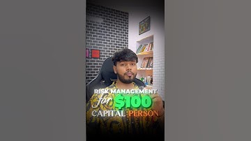 Risk Management for $100 Capital