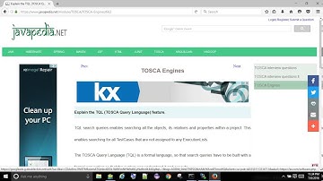 Explain the TQL (TOSCA Query Language) feature. | javapedia.net