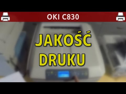 OKI C830 🖨️ Jakość druku