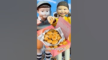 Squid Game AI Korean snack ASMR #squidgame #squidgame2 #ai #asmr
