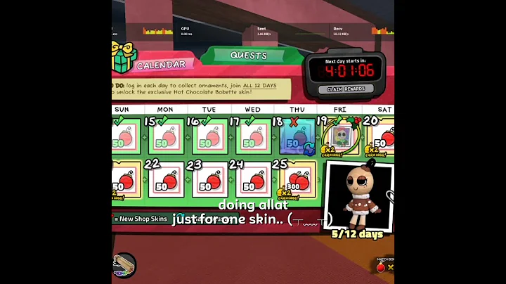 atleast its cute 😭 #dandysworld #roblox #dandysworldroblox #bobette #christmas #christmasupdate