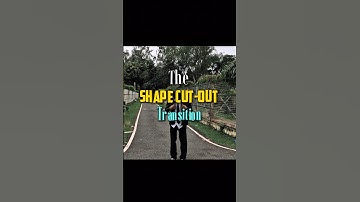 The Shape Cutout transition Edit Tutorial ❤️‍🩹🍃 #shorts #edit #editing #tutorial #viral