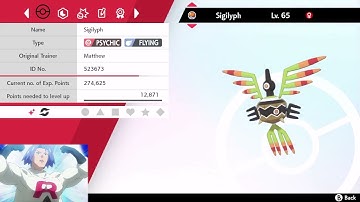 Shiny Sigilyph!!!