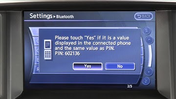2016 Infiniti QX70 - Connecting Procedure with Navigation (if so equipped)