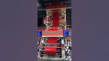 Three layer co-extrusion film blowing machine
