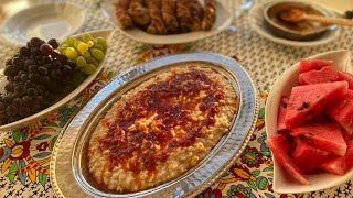 Traditional Turkish Village Dishes: Keshkek (Harees) & Walnut Chorek screenshot 1