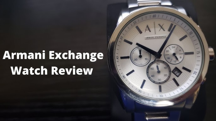 YouTube Exchange (REVIEW) watch AX1039 Armani -