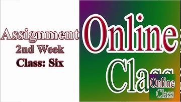 Assignment Syllabus ।। 2nd week ।। Class 6 ।। এসাইনমেন্ট সিলেবাস ২য় সপ্তাহ ।। ৬ষ্ঠ শ্রেণি ।।