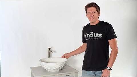 Kraus Installation Series – Bathroom Vessel Faucet