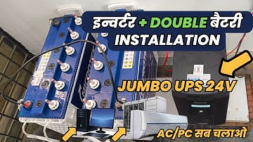 Microtek JM SW UPS 2500+ 24V or Microtek Inverter Double Battery Installation Guide
