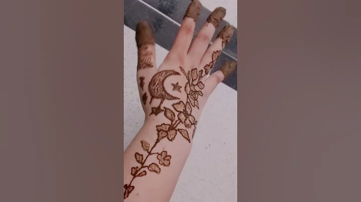 simple festival mehndi design #mehndi #mehandi #mehndidesign #henna #hennadesign #shorts #art#artist