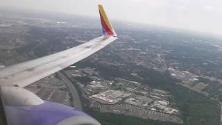 Awesome Engine Roar! Southwest Airlines Boeing 737-700 Takeoff from Washington-Reagan