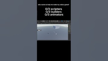 anyone wanna help me make my roblox game? #robloxstudio #roblox #shorts